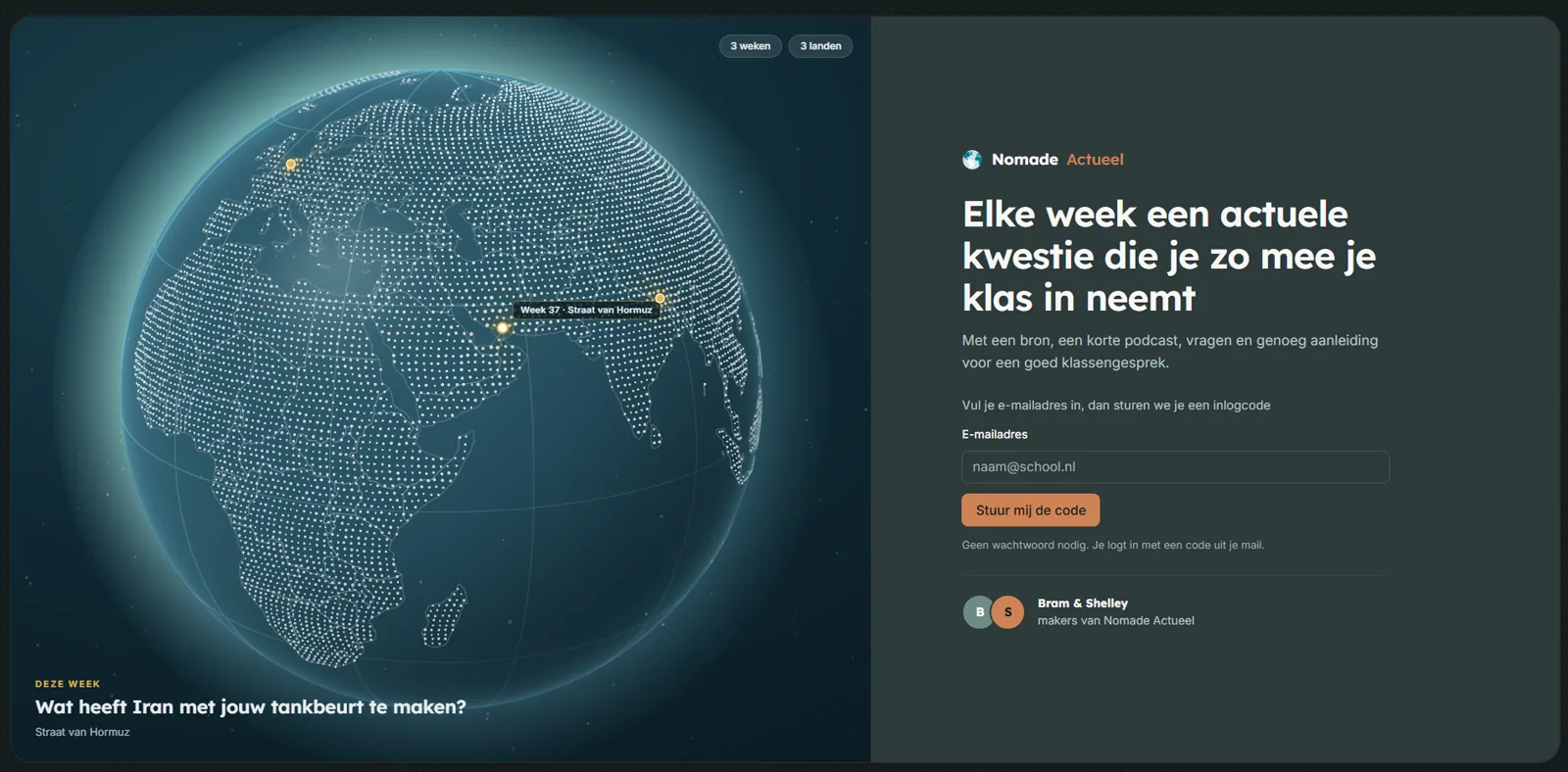 Nomade Actueel: elke week een actuele kwestie voor de klas